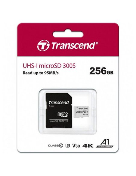 Card de Memorie Transcend MicroSDXC Class 10, 256GB (TS256GUSD300S-A)