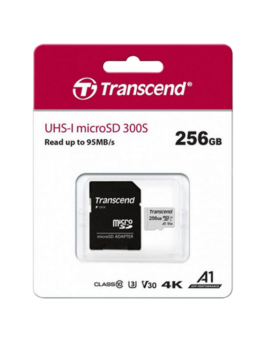 Card de Memorie Transcend MicroSDXC Class 10, 256GB (TS256GUSD300S-A)