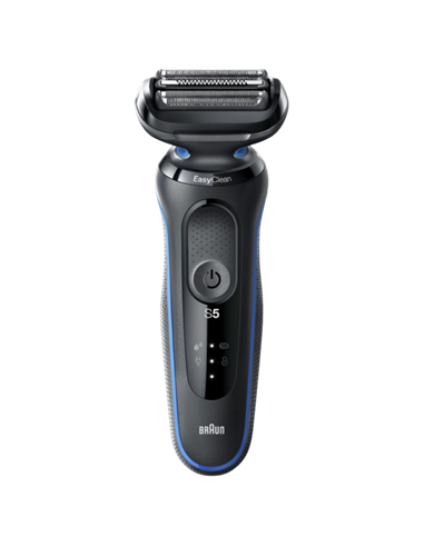 Электробритва мужская Braun 51-B1000s, Черный | Синий