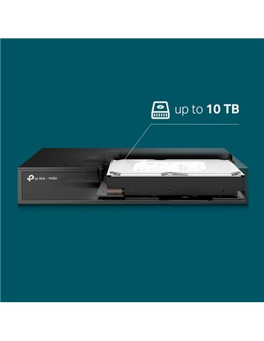 Видеорегистратор TP-LINK VIGI NVR1008H, Чёрный