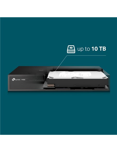 Înregistrator video TP-LINK VIGI NVR1008H, Negru