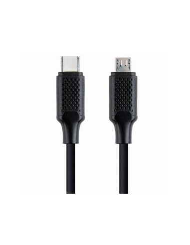 Cablu încărcare și sincronizare Cablexpert CC-USB2-CMMBM-1.5M, USB Type-C/micro-USB, 1,5m, Negru