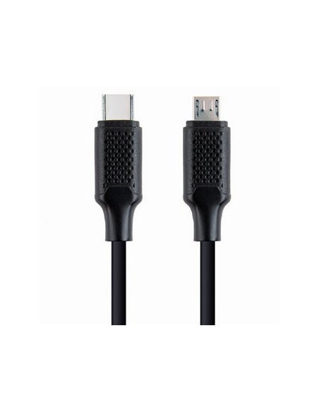 Cablu încărcare și sincronizare Cablexpert CC-USB2-CMMBM-1.5M, USB Type-C/micro-USB, 1,5m, Negru