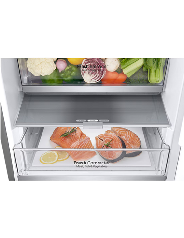 Холодильник LG GBV7280CMB, Серебристый