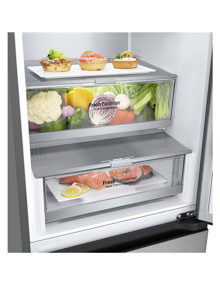Холодильник LG GBV7280CMB, Серебристый