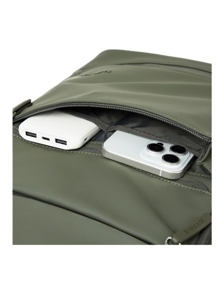 Rucsac Rivacase Eden-Eco, 15.6", Olive green