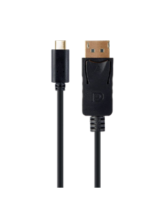 Видеокабель Cablexpert A-CM-DPM-01, USB Type-C (M) - DisplayPort (M), 2 м, Чёрный