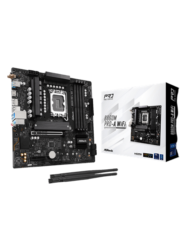 Placă de bază ASRock B860M PRO-A WIFI, LGA1851, Intel B860, Micro-ATX