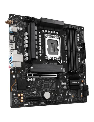 Placă de bază ASRock B860M PRO-A WIFI, LGA1851, Intel B860, Micro-ATX