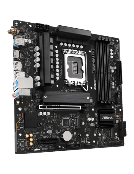 Placă de bază ASRock B860M PRO-A WIFI, LGA1851, Intel B860, Micro-ATX