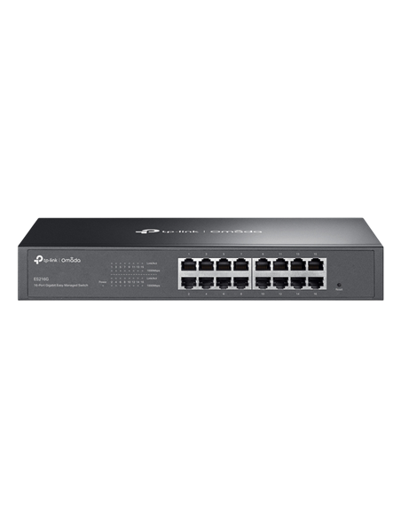Сетевой коммутатор TP-LINK ES216G, 16x 10/100/1000 Мбит/с
