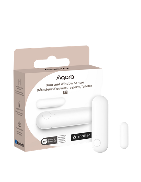 Detector de deschidere AQARA Door and Window Sensor P2, Alb