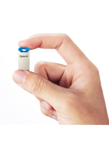 Memorie USB Apacer AH111, 32GB, Argintiu/Albastru