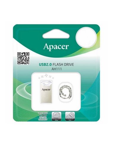 Memorie USB Apacer AH111, 32GB, Argintiu