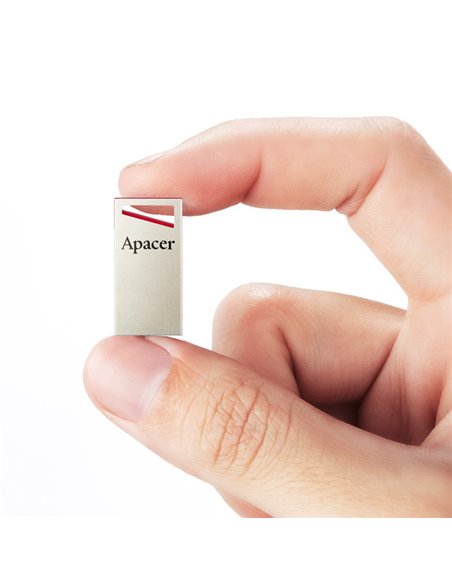 Memorie USB Apacer AH112, 32GB, Argintiu/Rosu