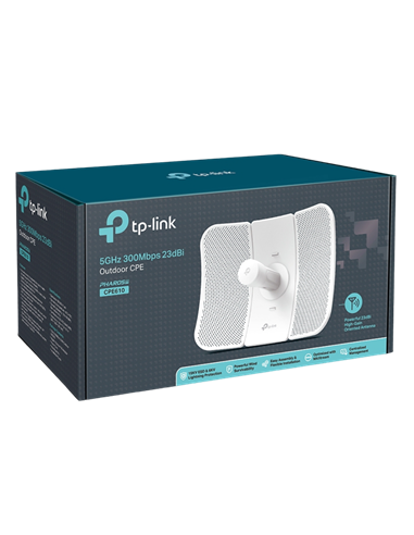 Наружная точка доступа TP-LINK CPE610, 300 Мбит/с, Белый