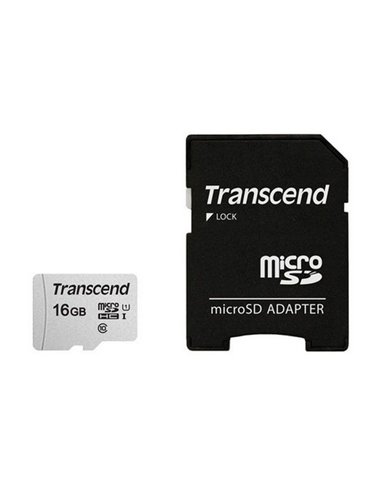 Card de Memorie Transcend microSDHC 300S, 16GB (TS16GUSD300S-A)