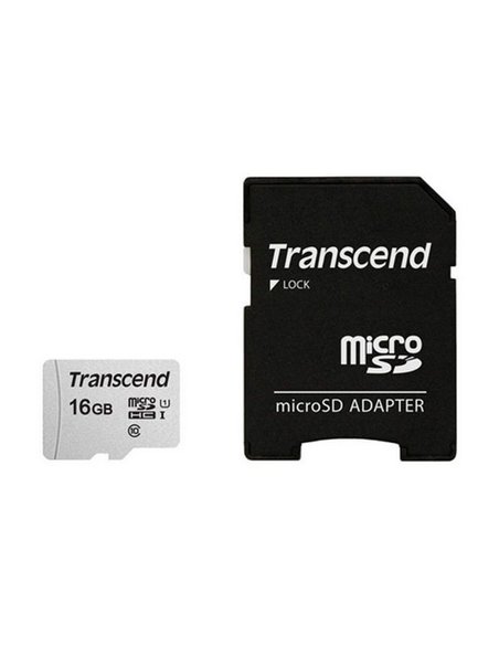 Card de Memorie Transcend microSDHC 300S, 16GB (TS16GUSD300S-A)
