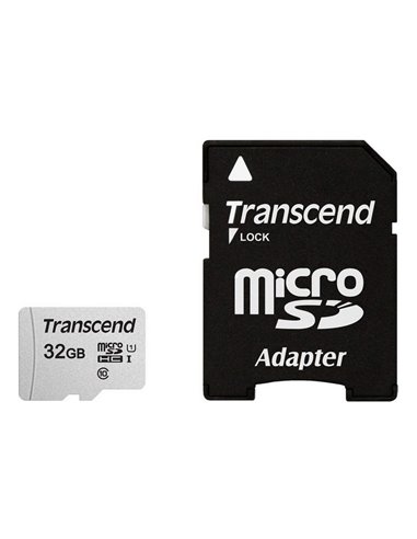 Card de Memorie Transcend microSDHC Class 10, 32GB (TS32GUSD300S-A)