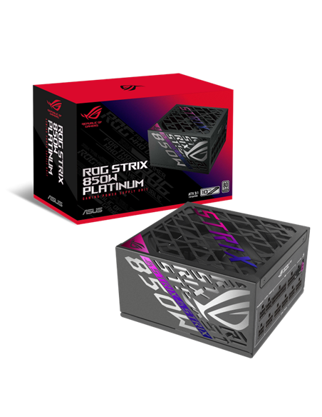Блок питания для компьютеров ASUS ROG Strix 850W Platinum, ATX, Полностью модульный