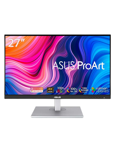 27" Monitor ASUS PA278CV, IPS 2560x1440 WQHD, Negru | Argintiu