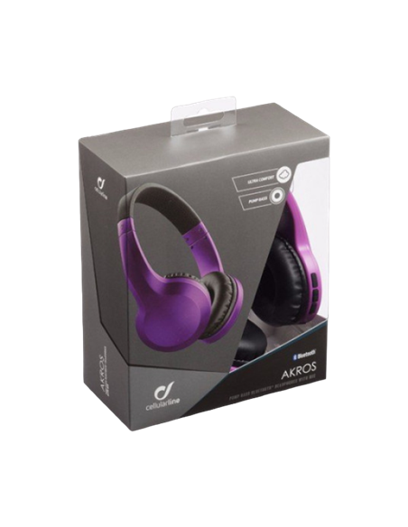 Наушники Cellularline Akros Light, Фиолетовый