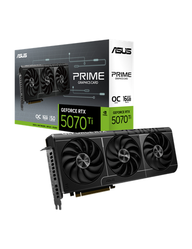 Видеокарта ASUS Prime OC RTX5070Ti, 16 ГБ GDDR7 256бит
