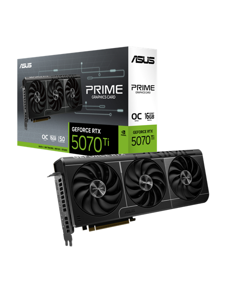 Видеокарта ASUS Prime OC RTX5070Ti, 16 ГБ GDDR7 256бит