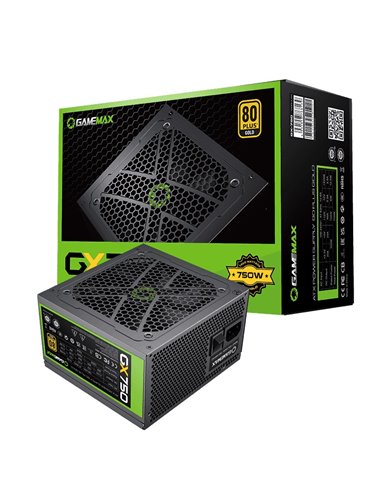 Блок питания для компьютеров Gamemax GX-750, 750Вт, ATX, Полностью модульный