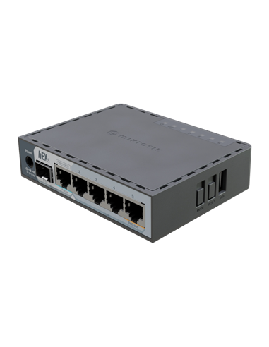 Маршрутизатор MikroTik E60iUGS  hEX S, Черный