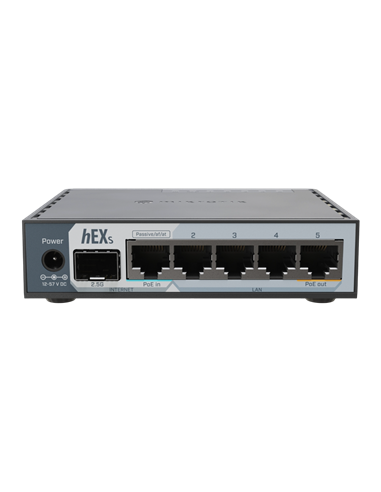 Маршрутизатор MikroTik E60iUGS  hEX S, Черный