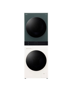 Стирально-сушильная машина LG WT1210EGF, 12кг, Зелёный | Бежевый