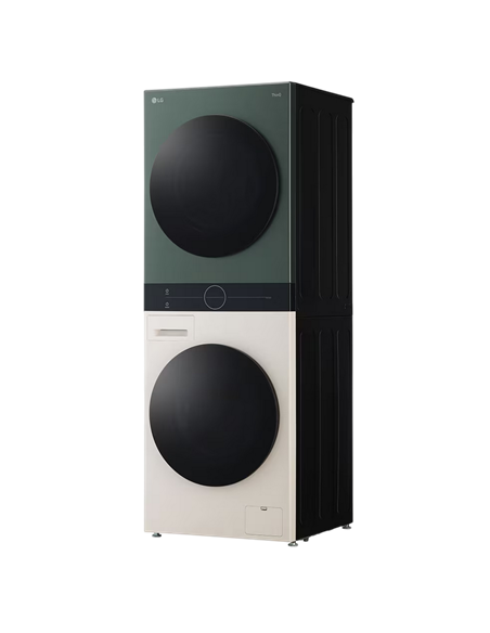 Mașină de spălat cu uscător LG WT1210EGF, 12kg, Verde | Bej