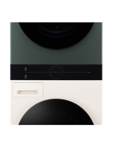 Стирально-сушильная машина LG WT1210EGF, 12кг, Зелёный | Бежевый
