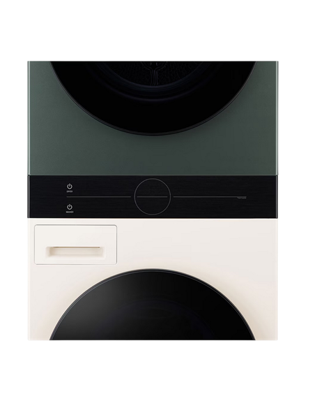 Стирально-сушильная машина LG WT1210EGF, 12кг, Зелёный | Бежевый