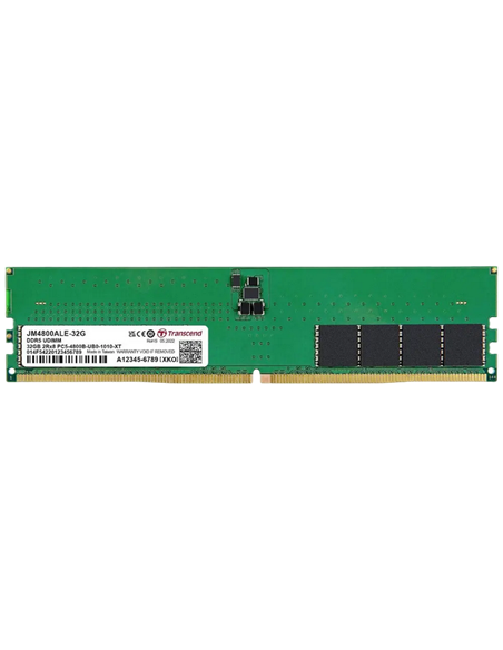 Оперативная память Transcend JetRam, DDR5 SDRAM, 4800 МГц, 32 Гб, JM4800ALE-32G