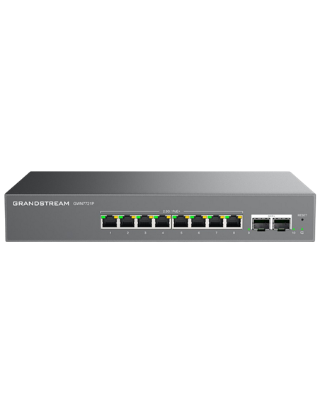 PoE коммутатор Grandstream GWN7721P, 8x IEEE 802.3af/at