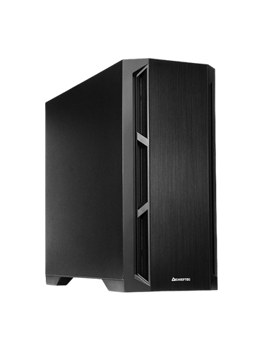 Компьютерный корпус Chieftec GA-01B-Q-OP, Mini-Tower, Без блока питания, Чёрный