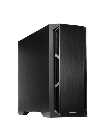 Компьютерный корпус Chieftec GA-01B-Q-OP, Mini-Tower, Без блока питания, Чёрный