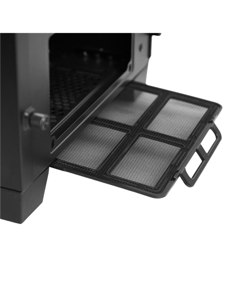 Компьютерный корпус Chieftec GA-01B-Q-OP, Mini-Tower, Без блока питания, Чёрный