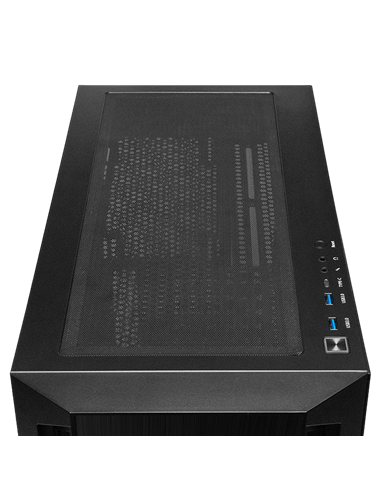 Carcasă PC Chieftec GA-01B-Q-OP, Mini-Tower, Fără PSU, Negru