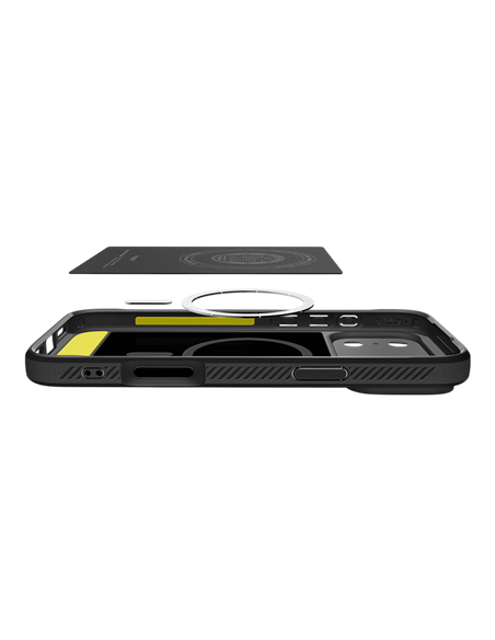 Чехол Spigen Rugged Armor Mag для Apple iPhone 17 Pro, Матовый Черный