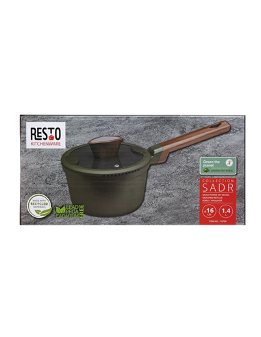 Ковш RESTO 93700, 1,4л, 16см, Зелёный