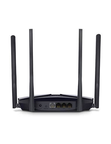 Router fără fir MERCUSYS MR80X, Negru