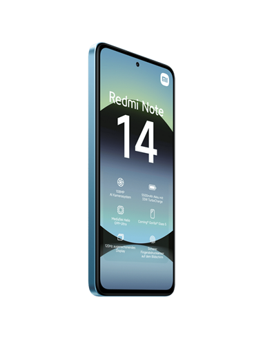 Смартфон Xiaomi Redmi Note 14 4G, 6Гб/128Гб, Ocean Blue