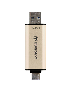 USB Flash накопитель Transcend JetFlash 930C, 128Гб, Золотистый