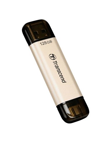 USB Flash накопитель Transcend JetFlash 930C, 128Гб, Золотистый