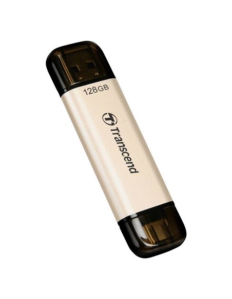 USB Flash накопитель Transcend JetFlash 930C, 128Гб, Золотистый