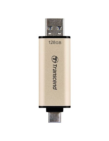 USB Flash накопитель Transcend JetFlash 930C, 128Гб, Золотистый
