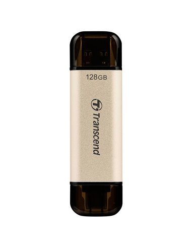 USB Flash накопитель Transcend JetFlash 930C, 128Гб, Золотистый